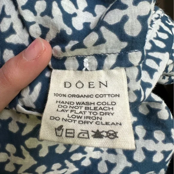 DOEN Rowe TOP -- SOLEDAD BLOOM XXS EUC - Picture 4 of 5